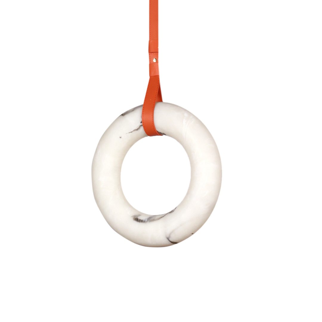 LUMA LOOP FAUX ALABASTER