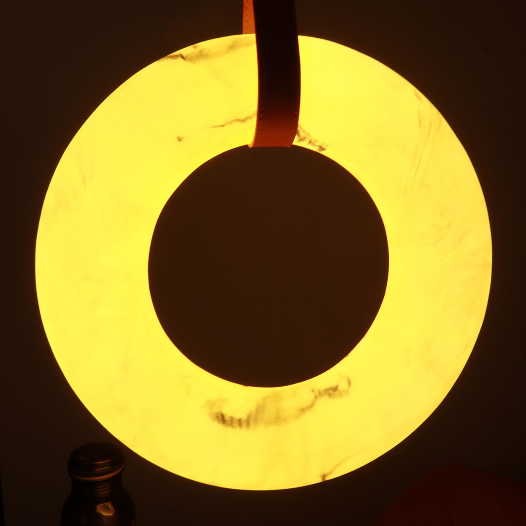 LUMA LOOP FAUX ALABASTER