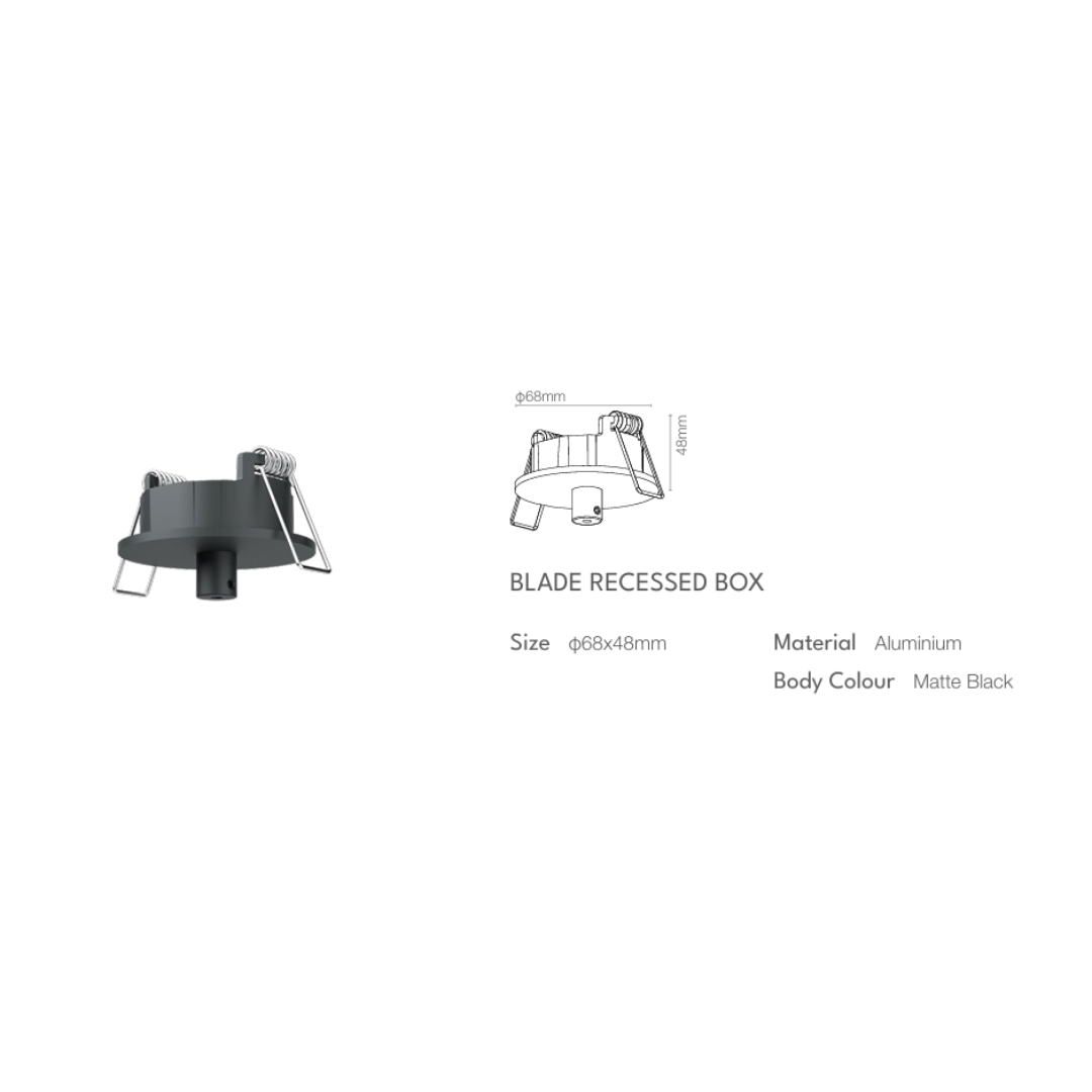 BLADE RECESSED BOX