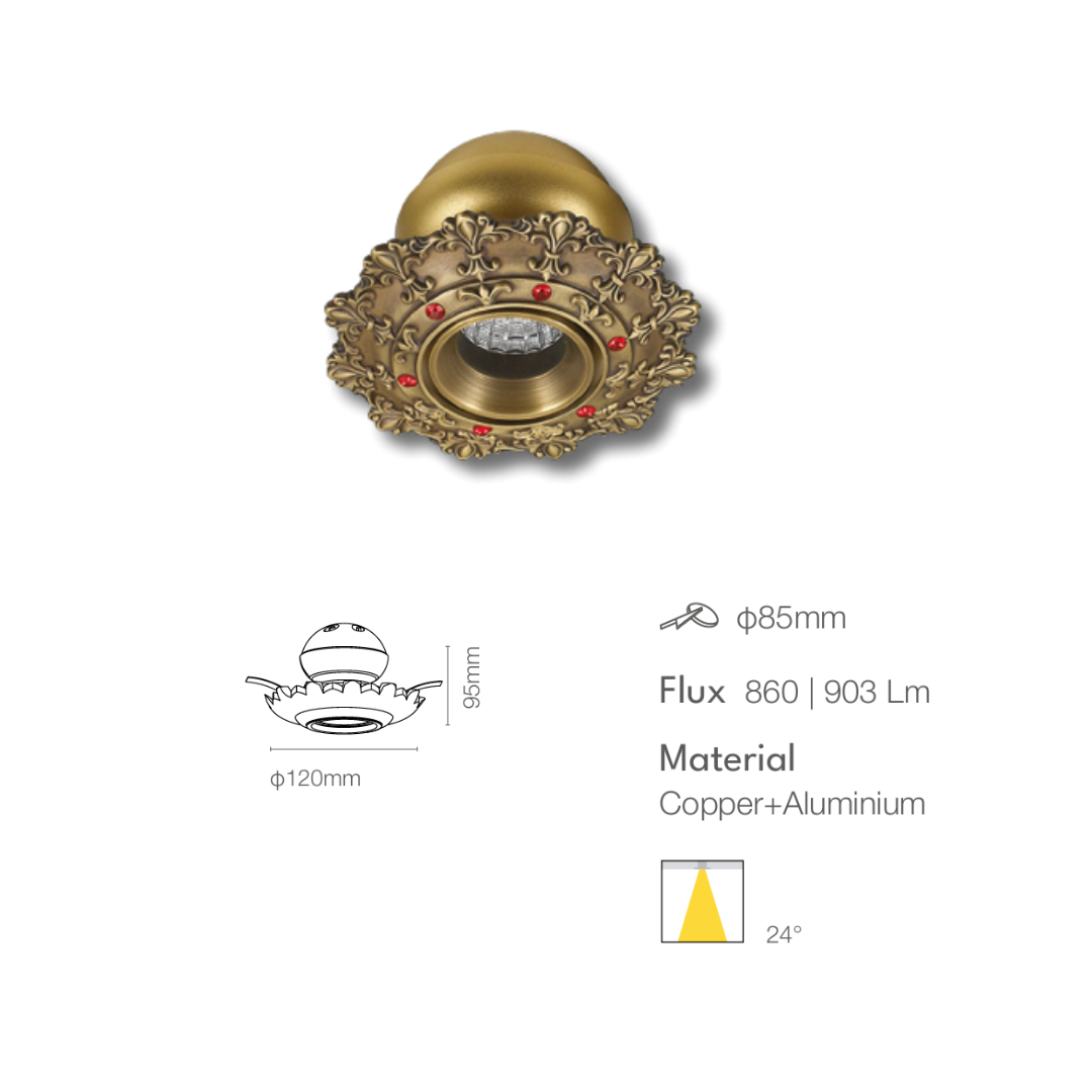 FLOWER Round Recessed Downlight