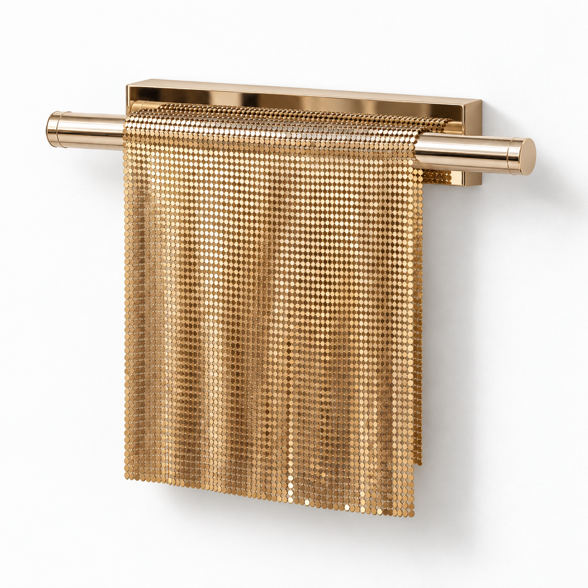Imperial Emporio metal mesh curtain wall light AOLW1056-S on white background