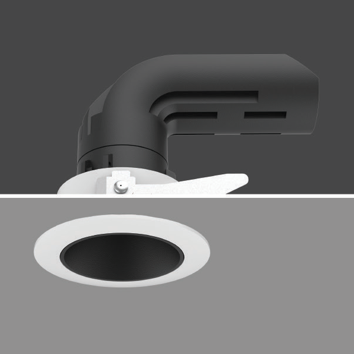 TRUE LIGHT ARCHED-01 12W recessed downlight, original white-body reference; selected body finish may differ.