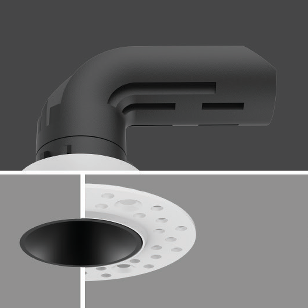 TRUE LIGHT ARCHED-02 12W recessed downlight, original white-body reference; selected body finish may differ.