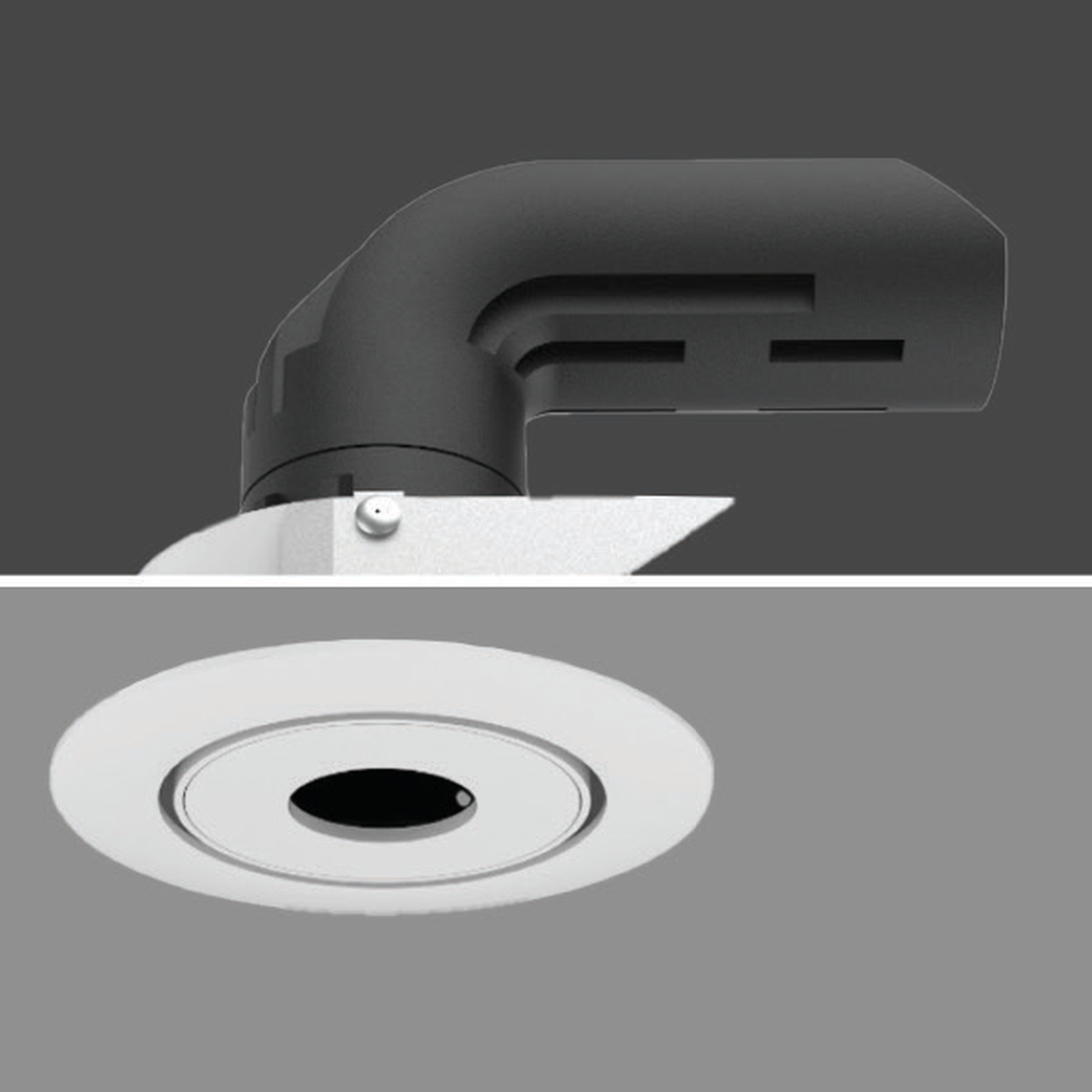 TRUE LIGHT ARCHED-03 12W recessed downlight, original white-body reference; selected body finish may differ.