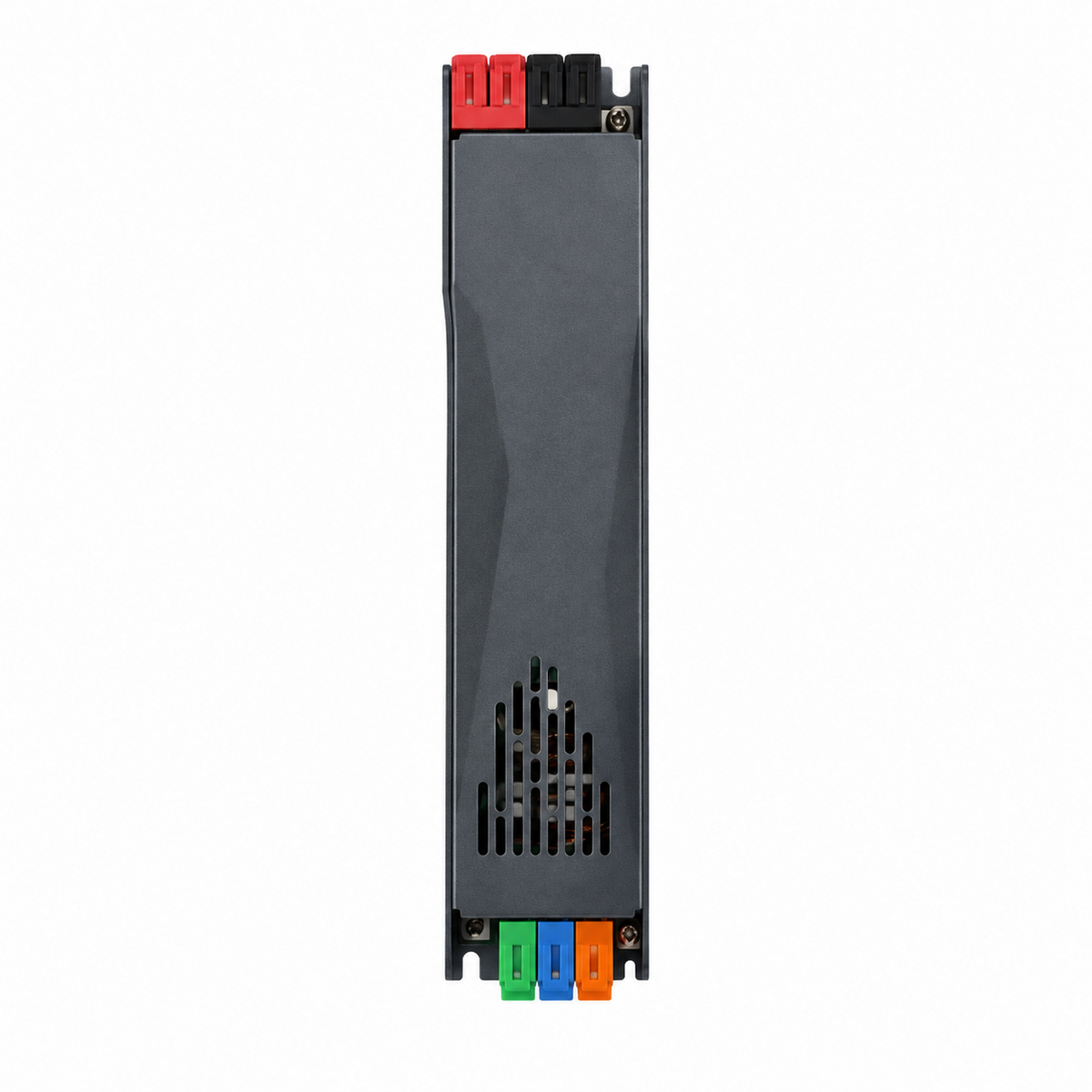 Cloon 24V dark-grey LED power supply — representative range image; dimensions vary by wattage