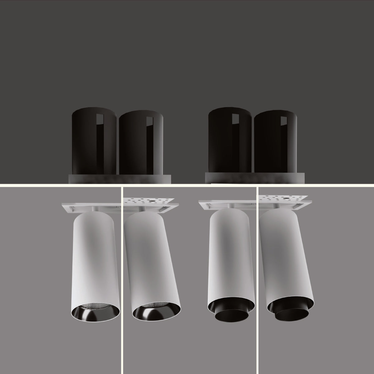 CORE SNOOP DOUBLE-T ZOOMABLE catalogue product photograph; standard version left, zoomable version right