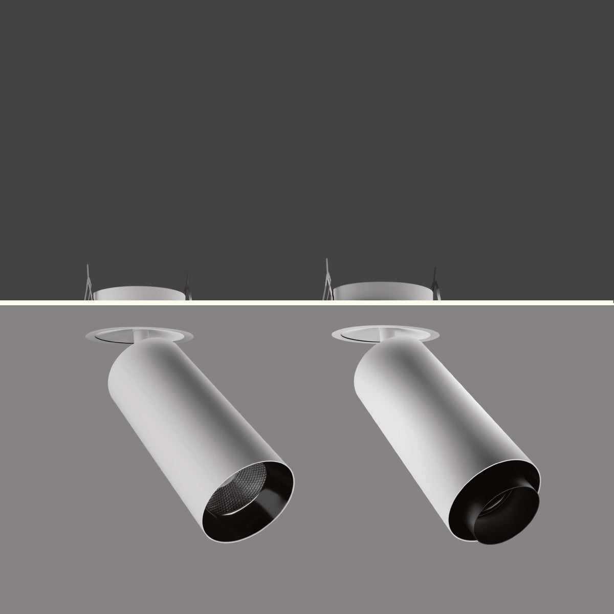 CORE SPY catalogue product photograph; standard version left, zoomable version right