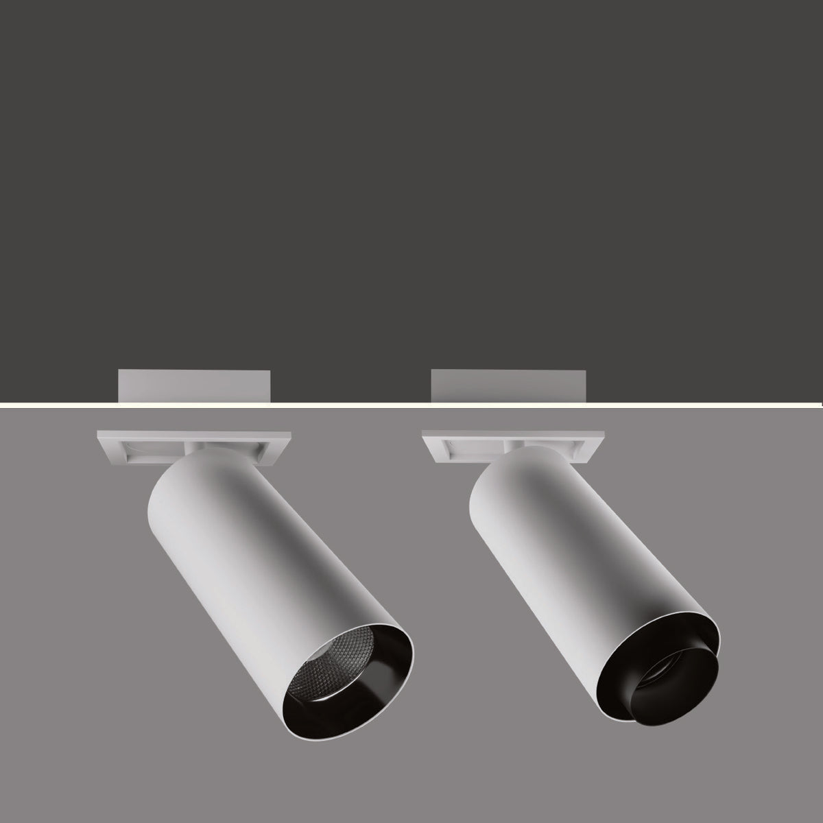 CORE SPY SQUARE ZOOMABLE catalogue product photograph; standard version left, zoomable version right
