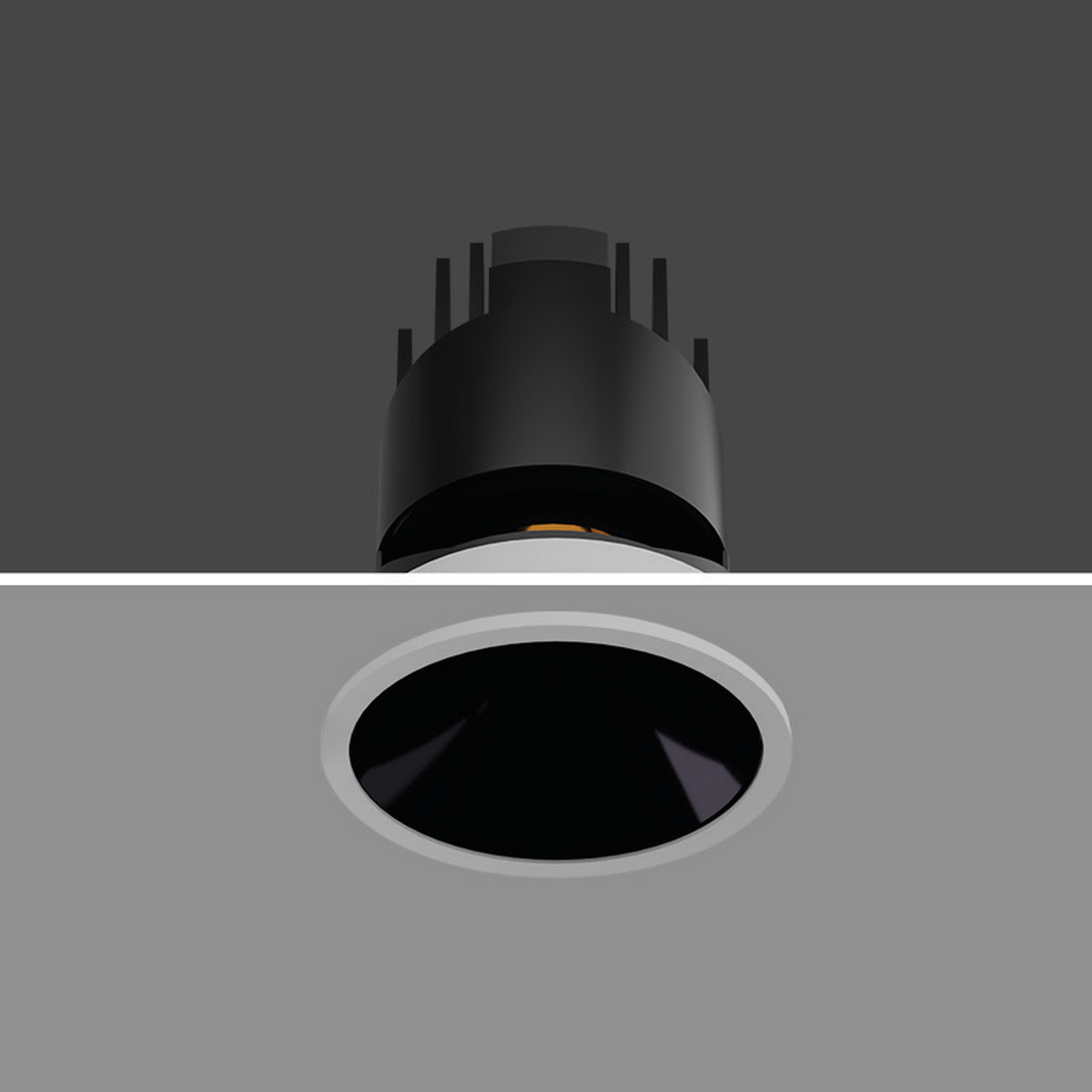 FLARE Round Recessed Downlight – 7W to 35W — representative product photograph