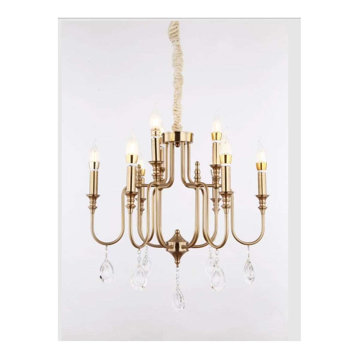 Original product reference for LUMERA antique crystal drop chandelier