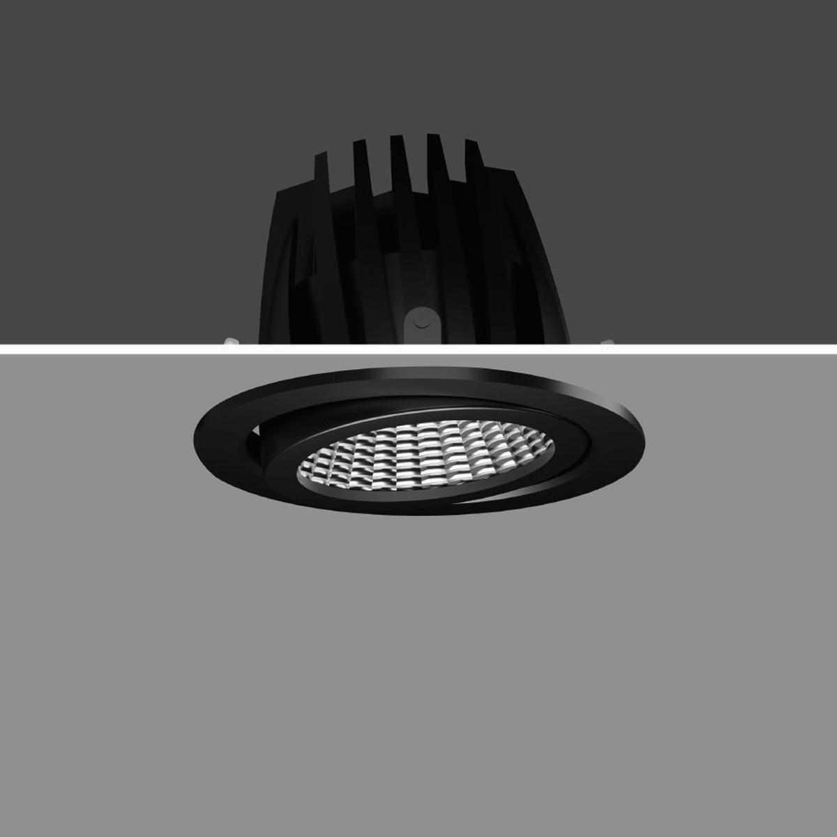 RADAR-MOVABLE 20W/30W family representative black-body installed view; exact wattage not identified.