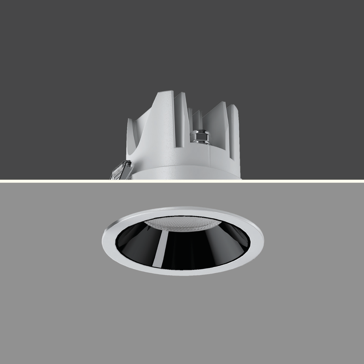 ROBUST-02 IP65 original white-body reference — product form illustration