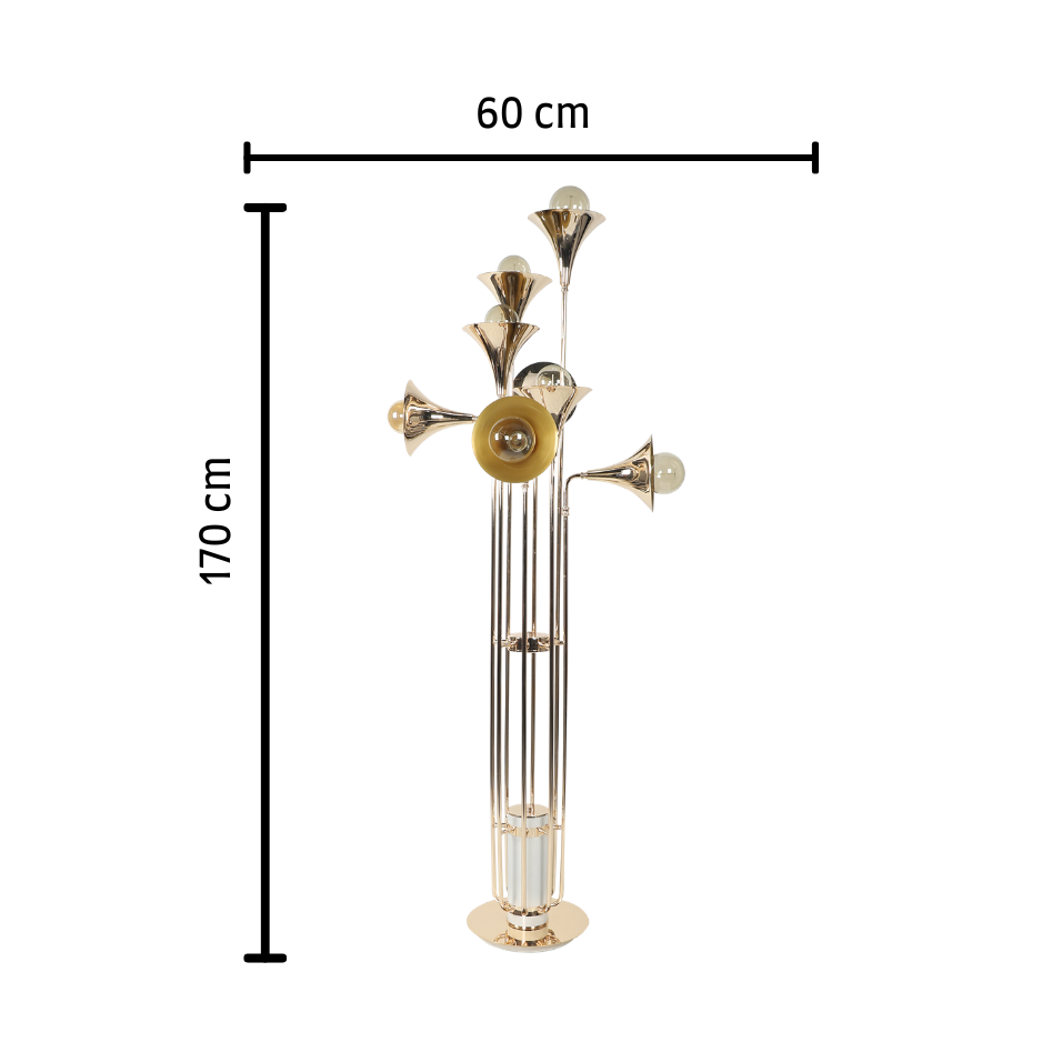 TRUMPET FLOOR LAMP