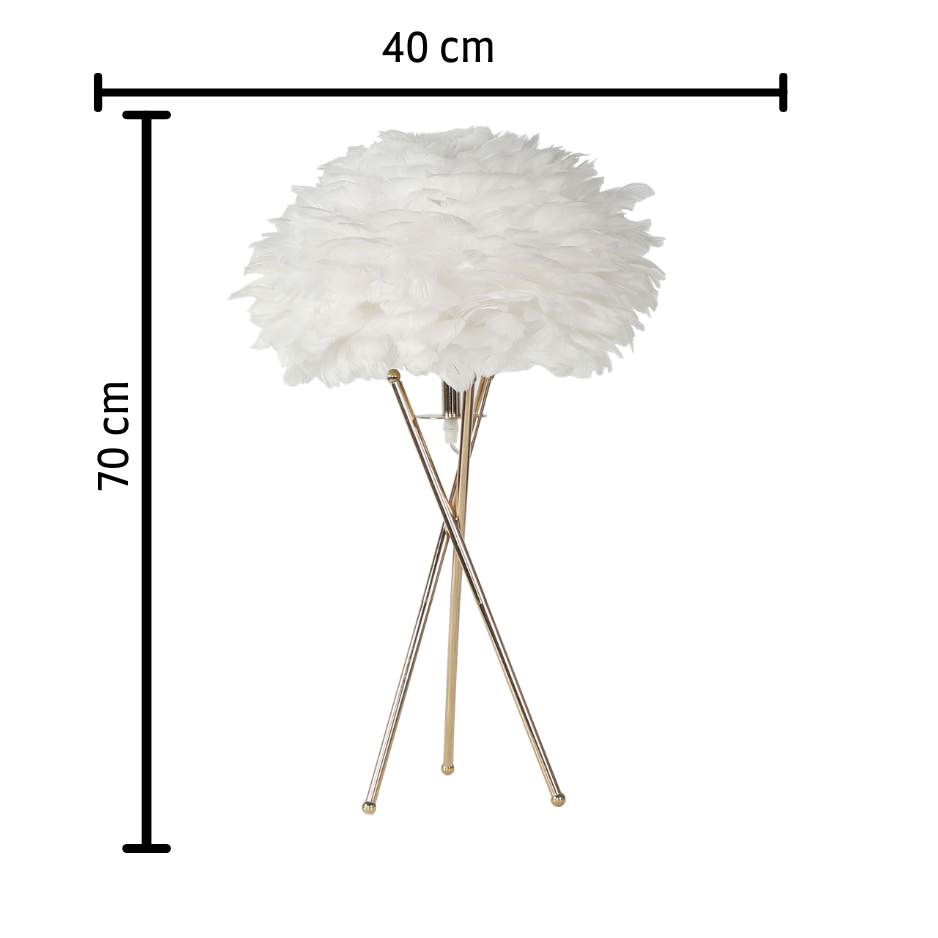 OSTRICH WHITE TABLE