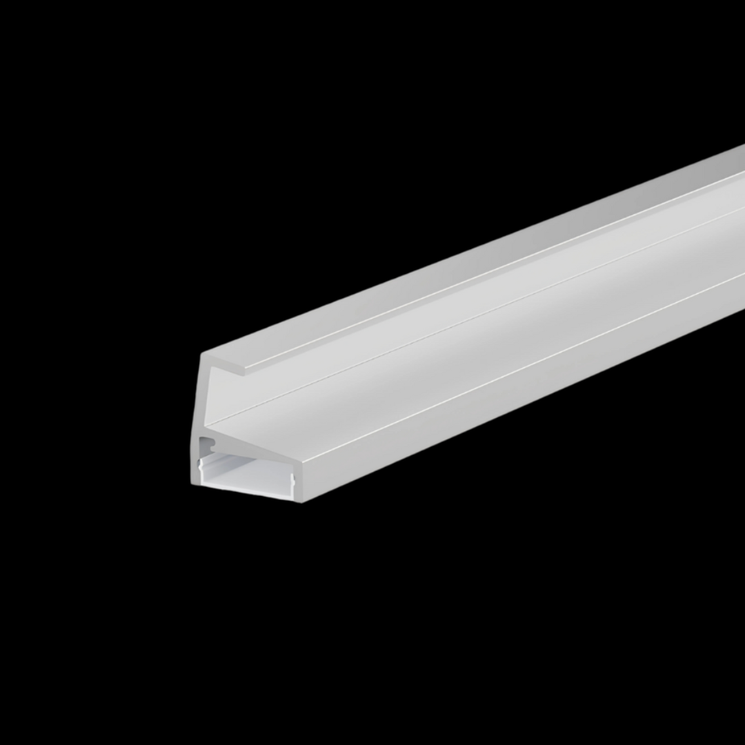 LUX EDGE FOR 12MM GLASS WITH DOWNWARD LIGHT