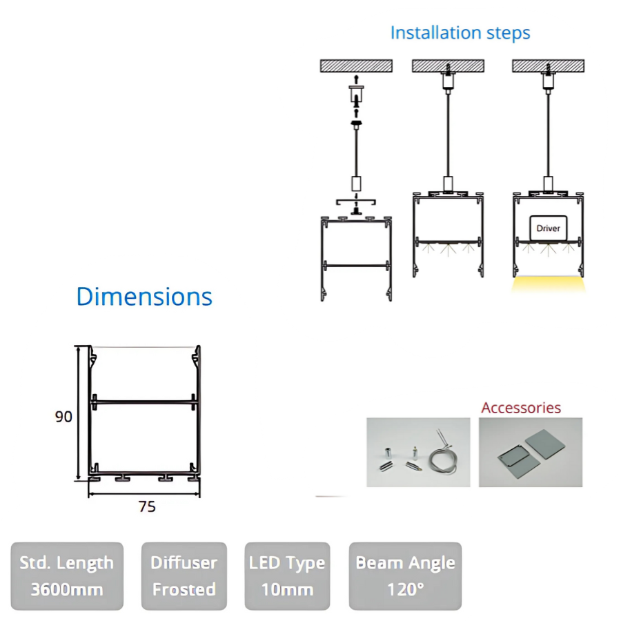THERMAL BEAM 3600MM