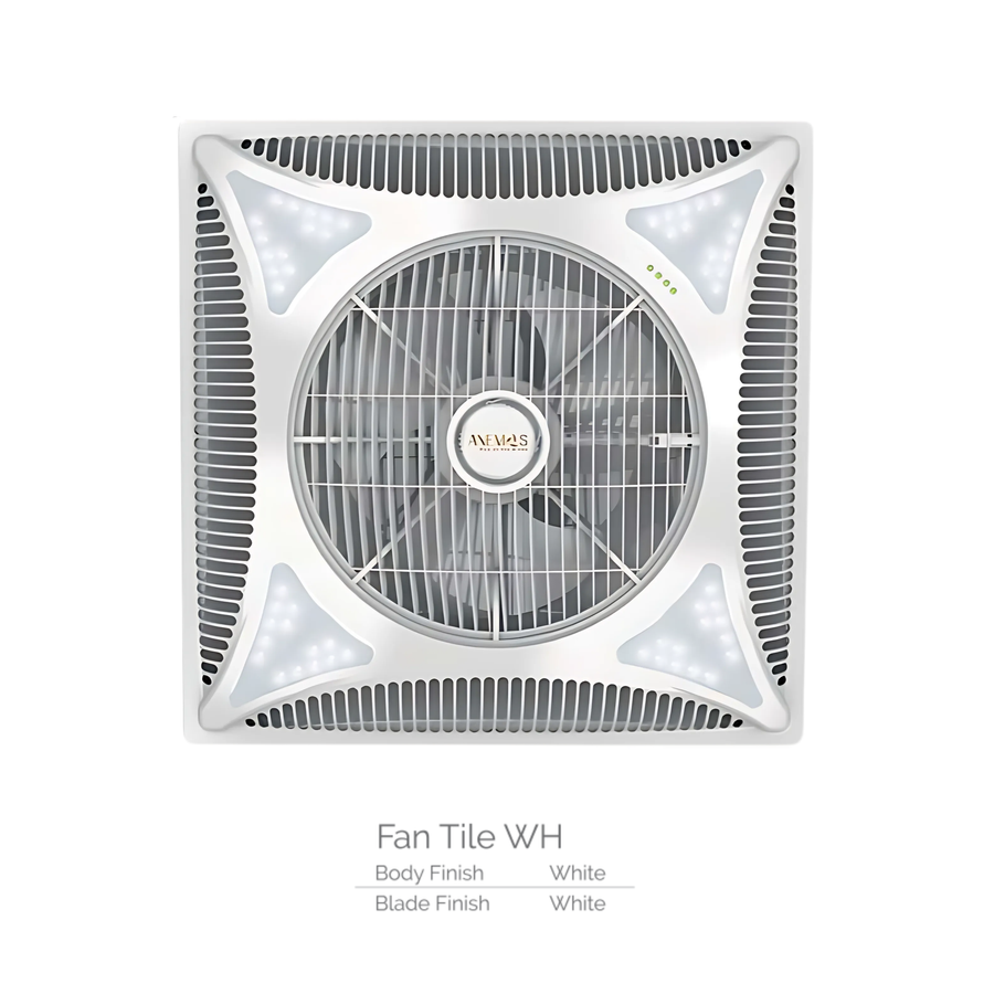 FAN TILE WH