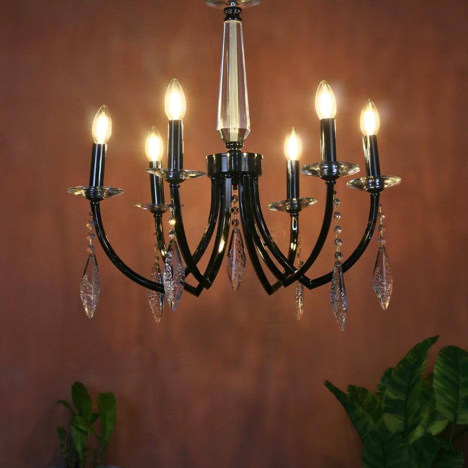ELNYRA Crystal 6-Light Chandelier