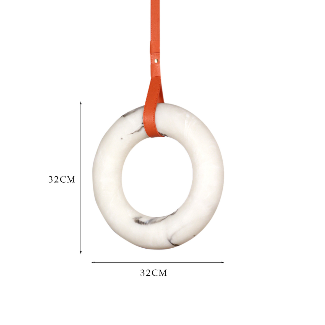 LUMA LOOP FAUX ALABASTER