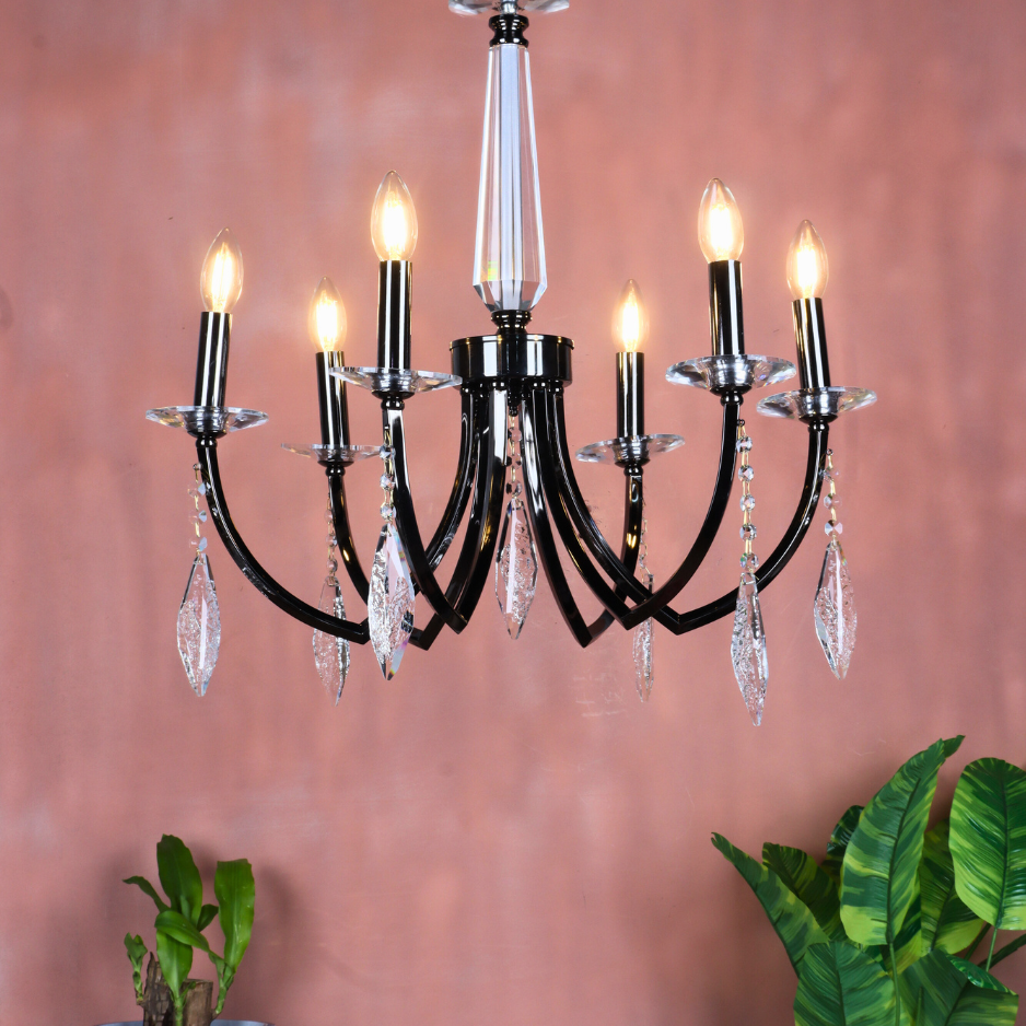 ELNYRA Crystal 6-Light Chandelier