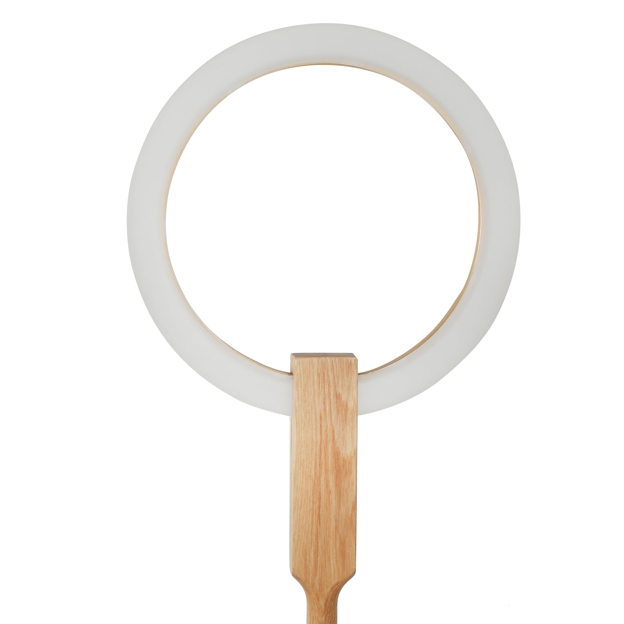 WOODEN RING FLOOR LAMP