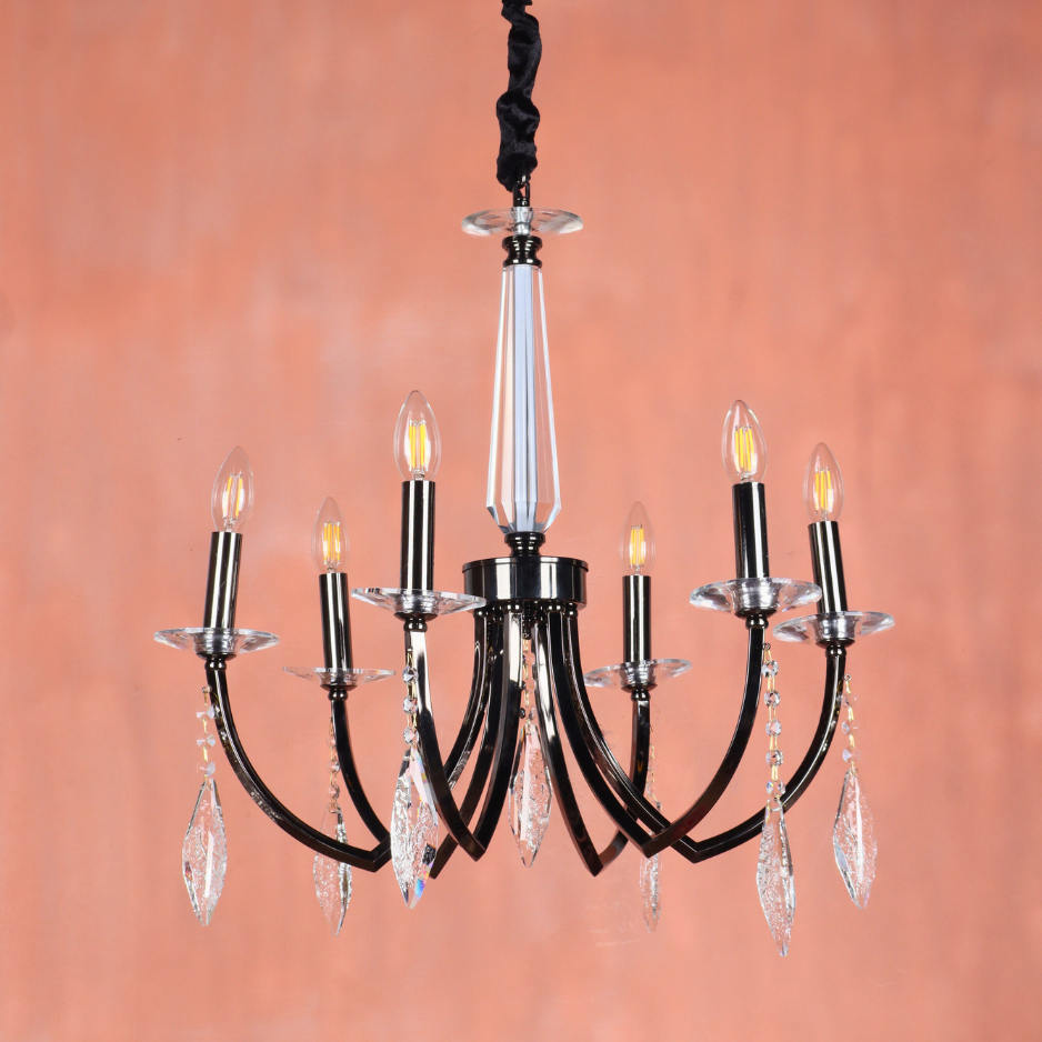 ELNYRA Crystal 6-Light Chandelier