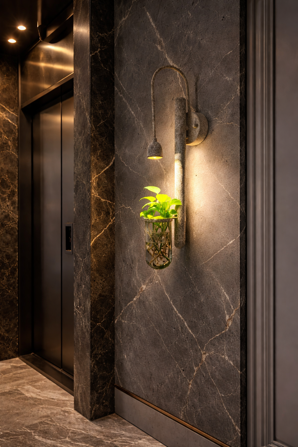 AURA PLANTER SCONCE