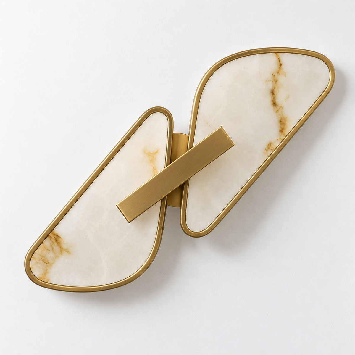 Abstract Stone LED Wall Light