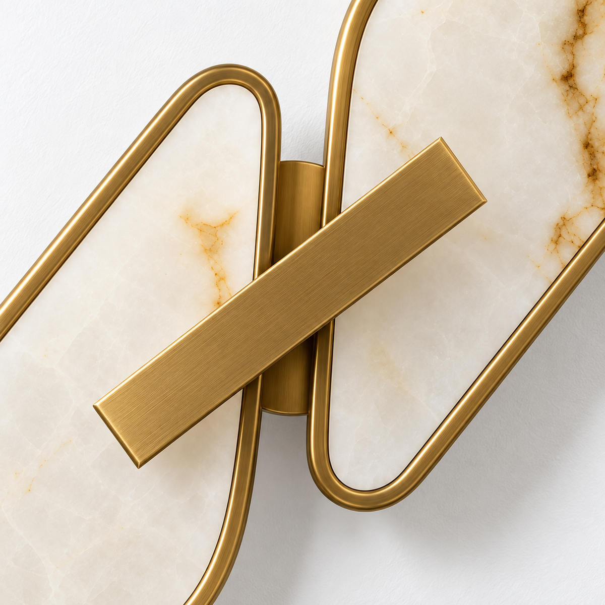 Abstract Stone LED Wall Light