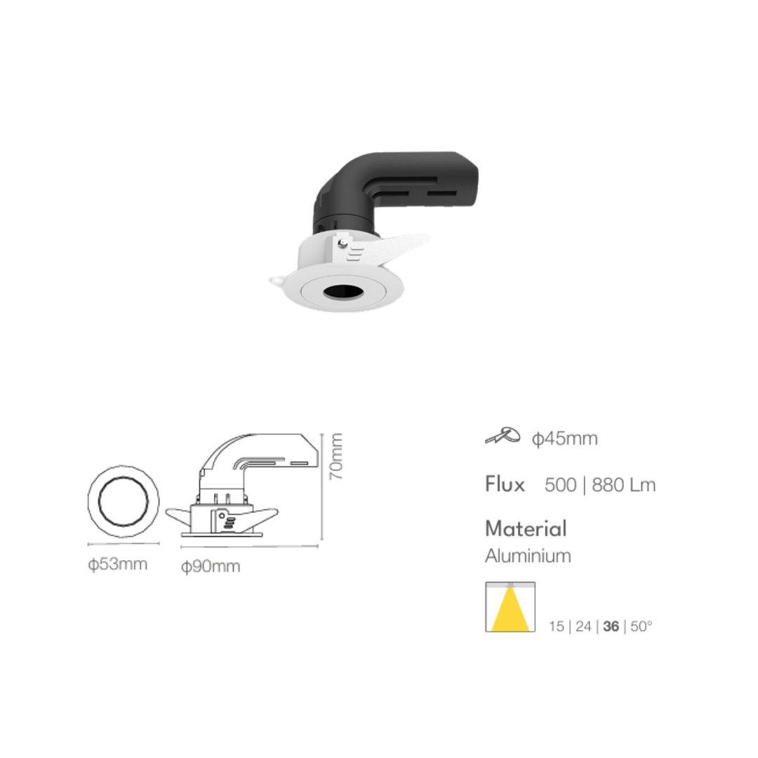 INDUS-PIN SPOT-12W