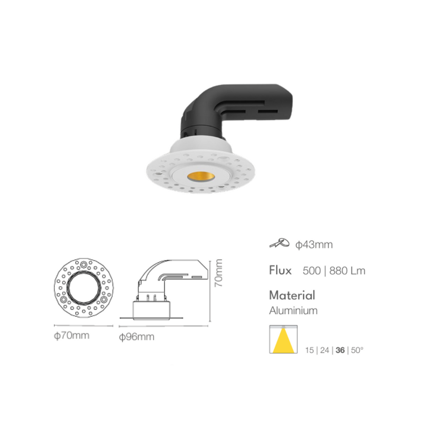 INDUS-PIN SPOT-12W