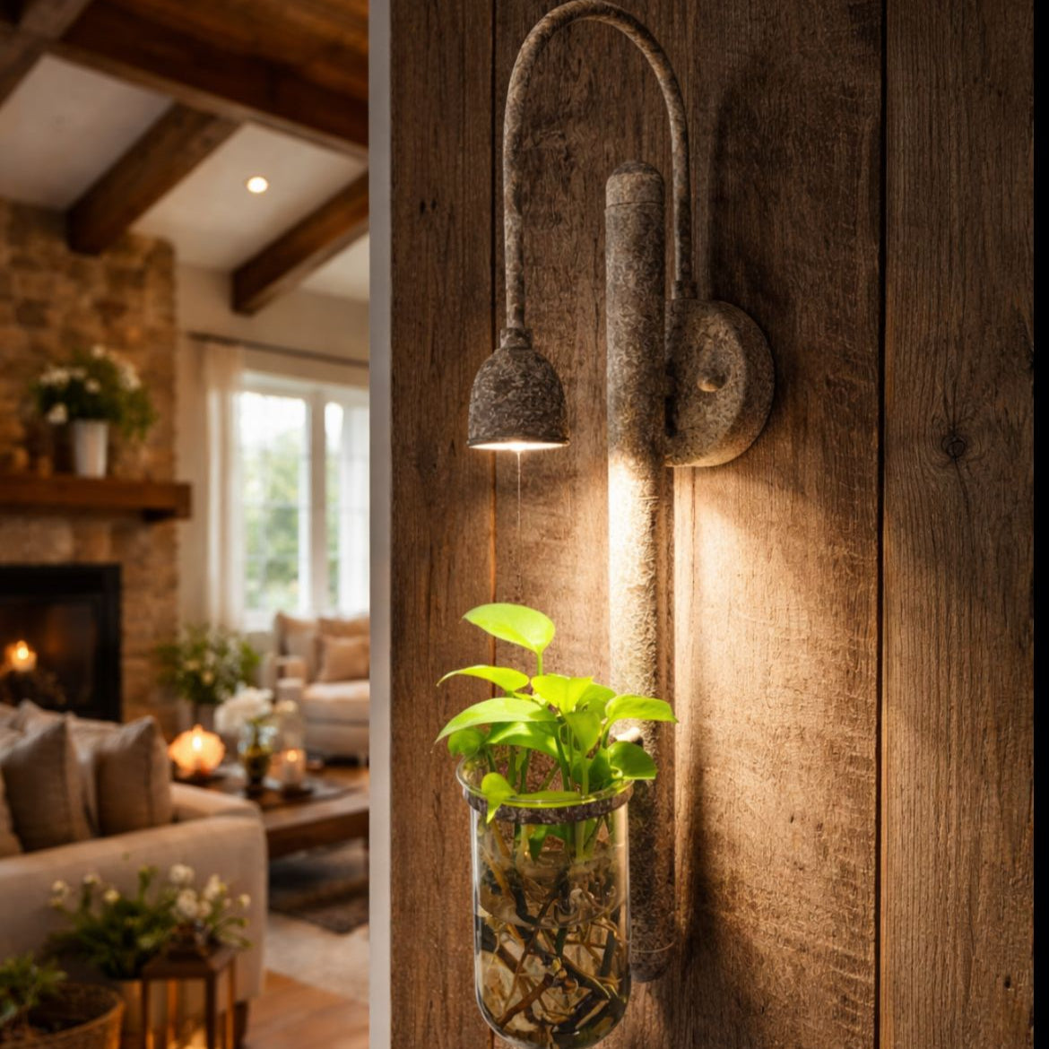 AURA PLANTER SCONCE