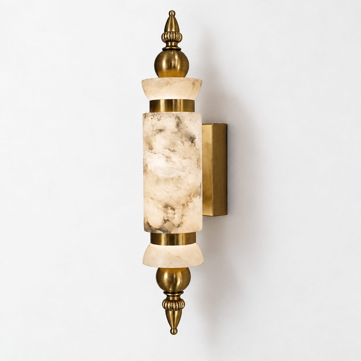 Imperial Emporio marble wall light ALYS12-1 on white background