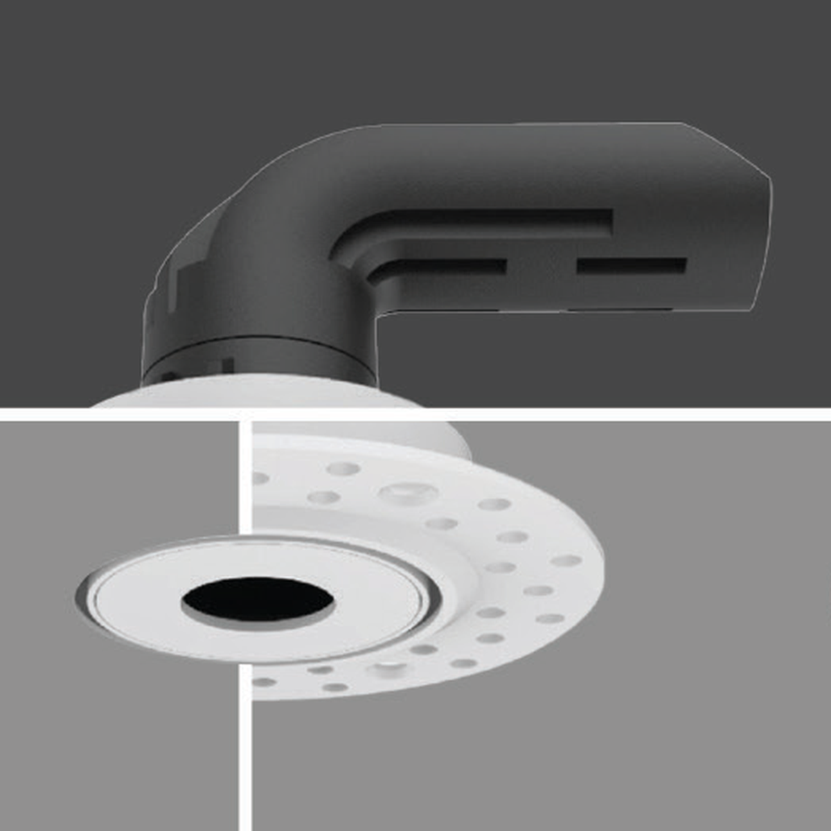 TRUE LIGHT ARCHED-04 12W recessed downlight, original white-body reference; selected body finish may differ.