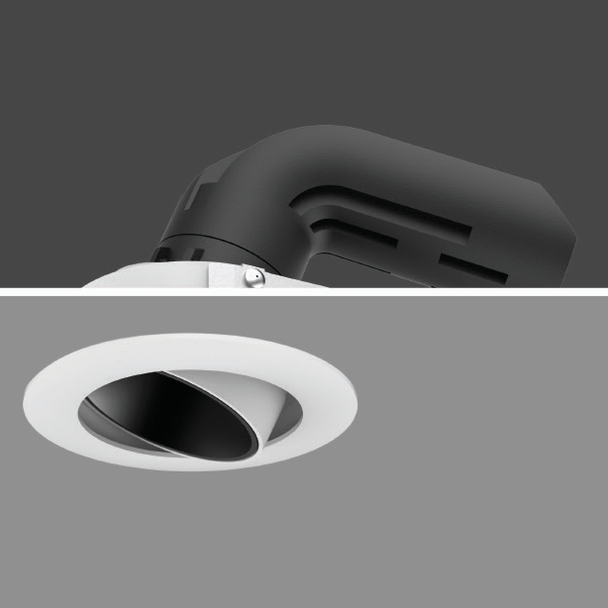 TRUE LIGHT ARCHED-05 12W recessed downlight, original white-body reference; selected body finish may differ.
