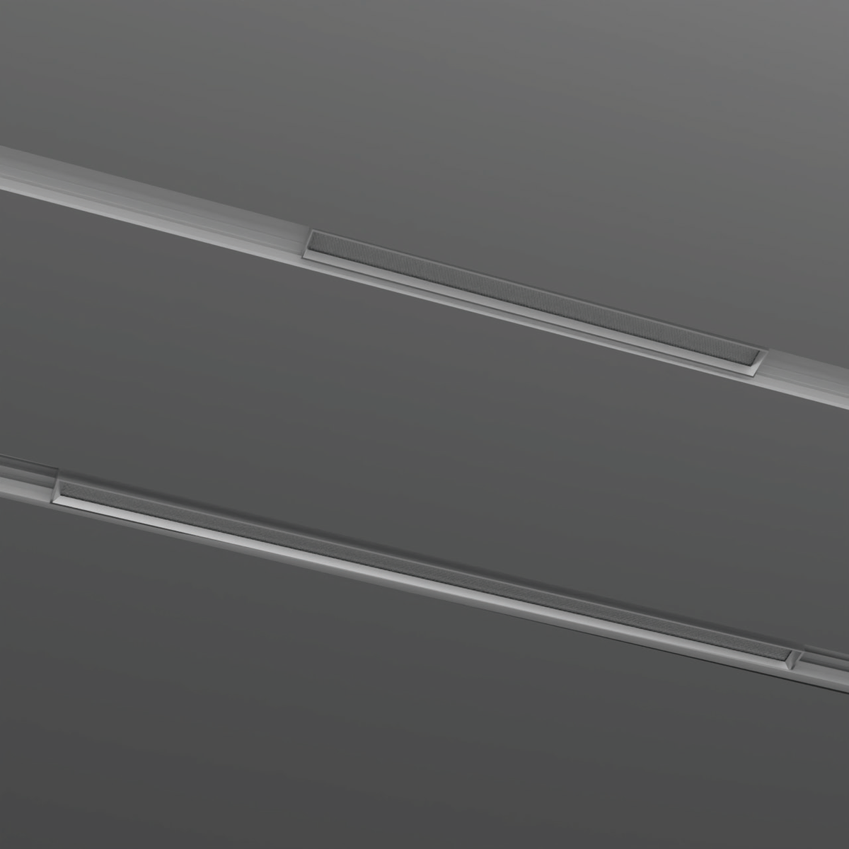 Bespoke Linear 10mm White shared product photograph on illustrative track; no exact wattage is assigned.