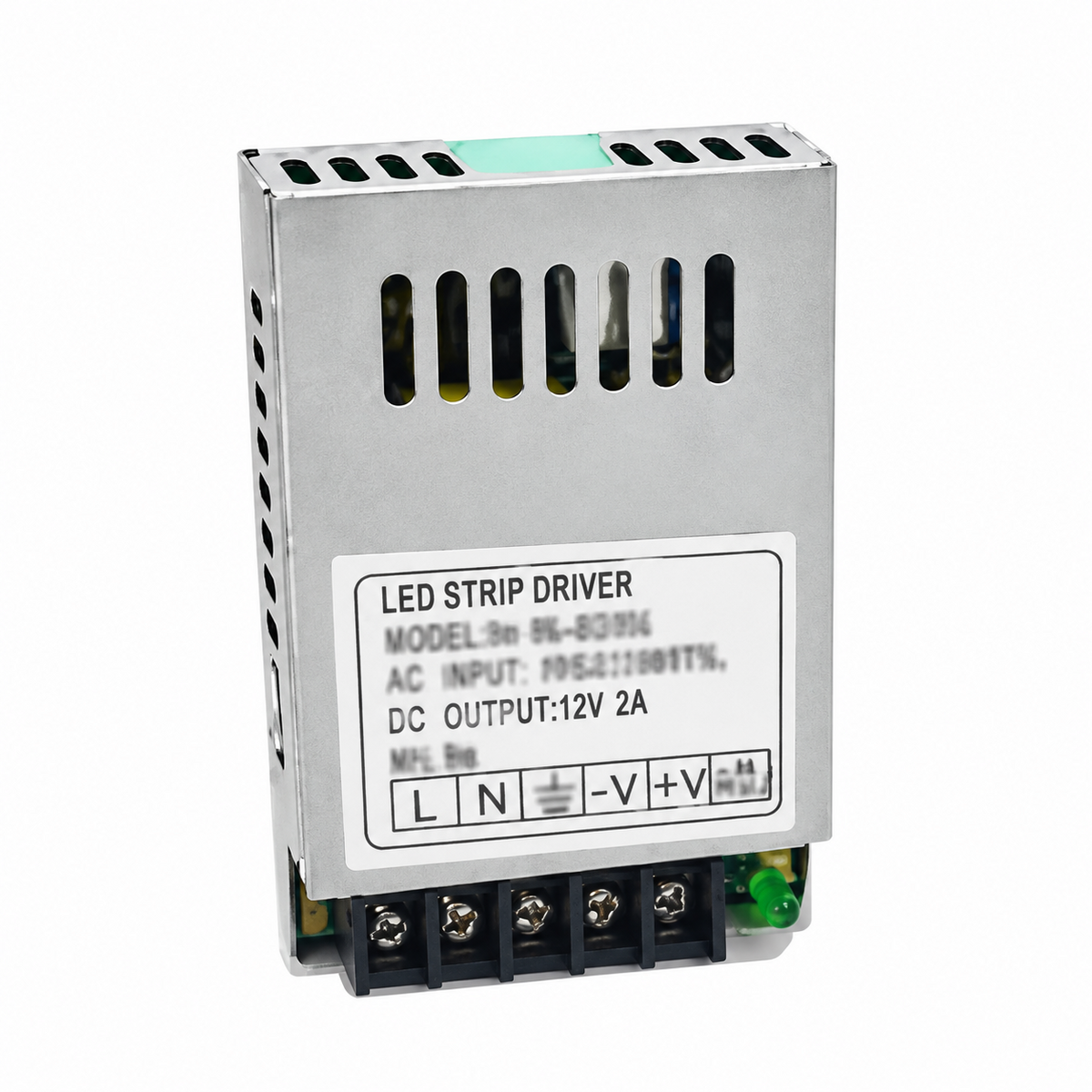 Candy Matchbox 12V 24W LED power supply with aluminium housing