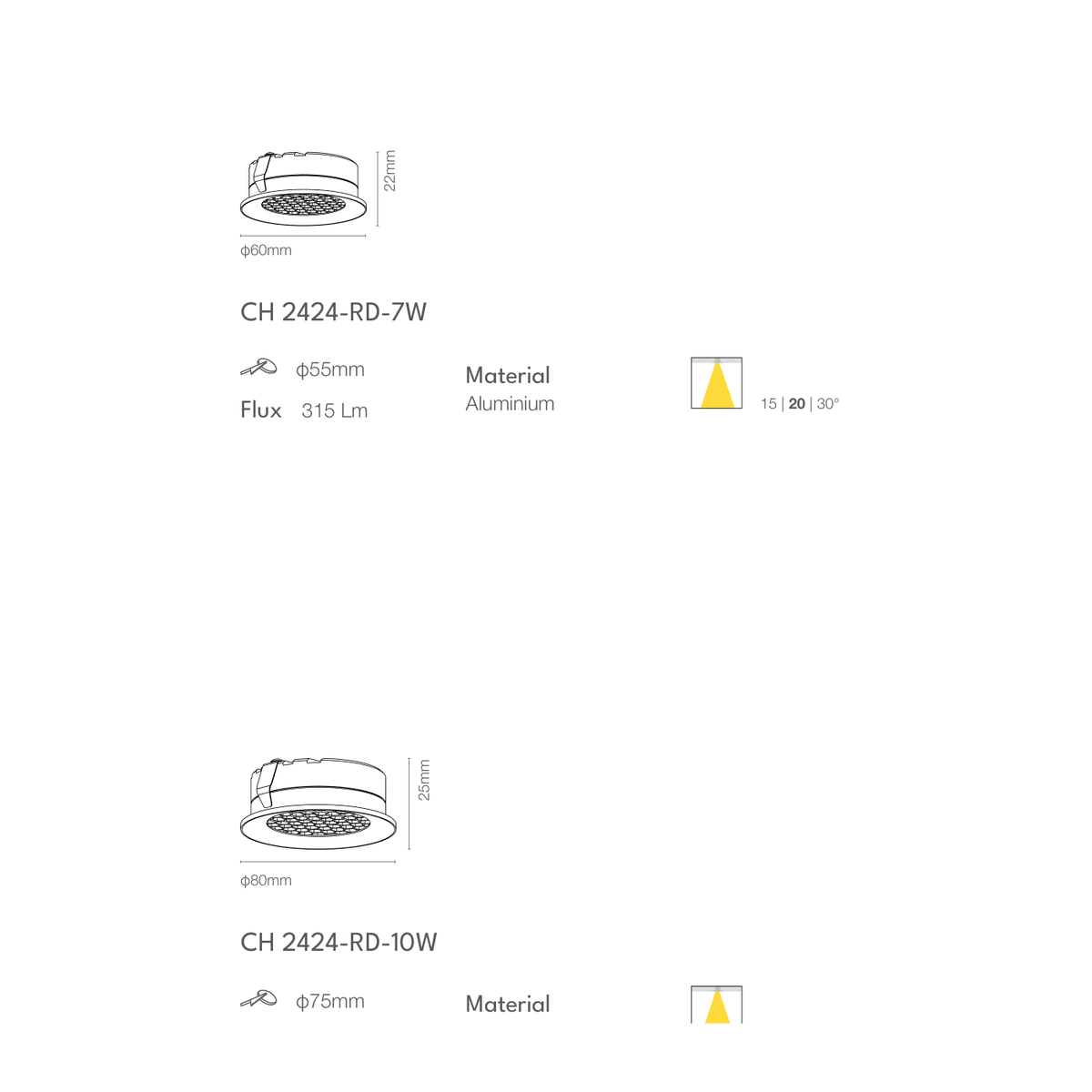 CARLO RD dimensions guide