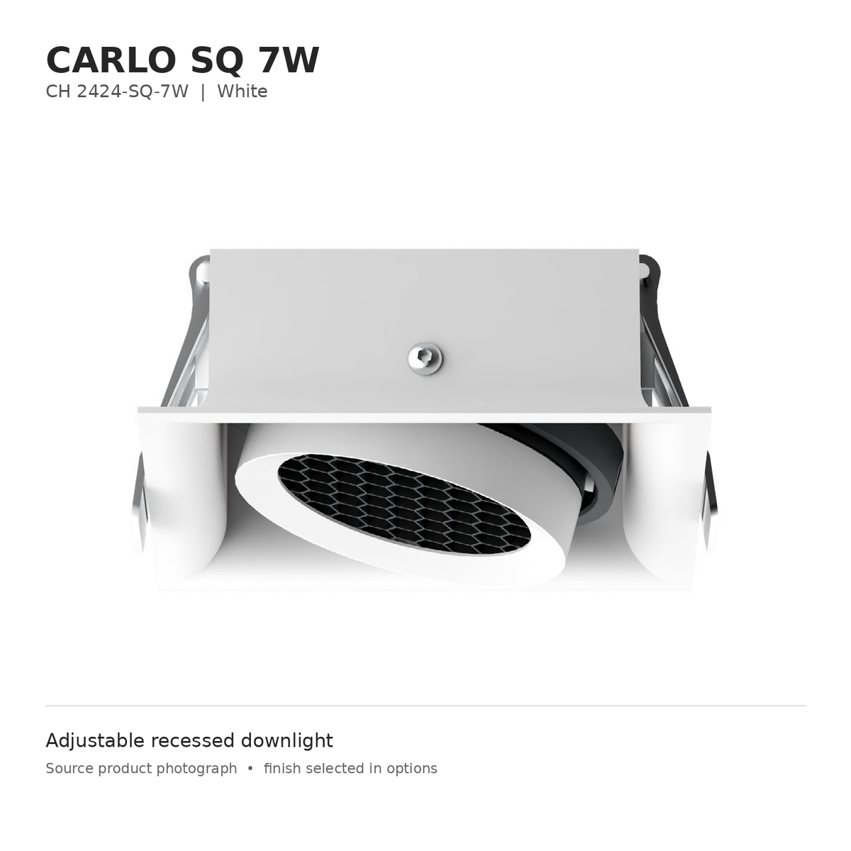 CARLO SQ 7W white body reference