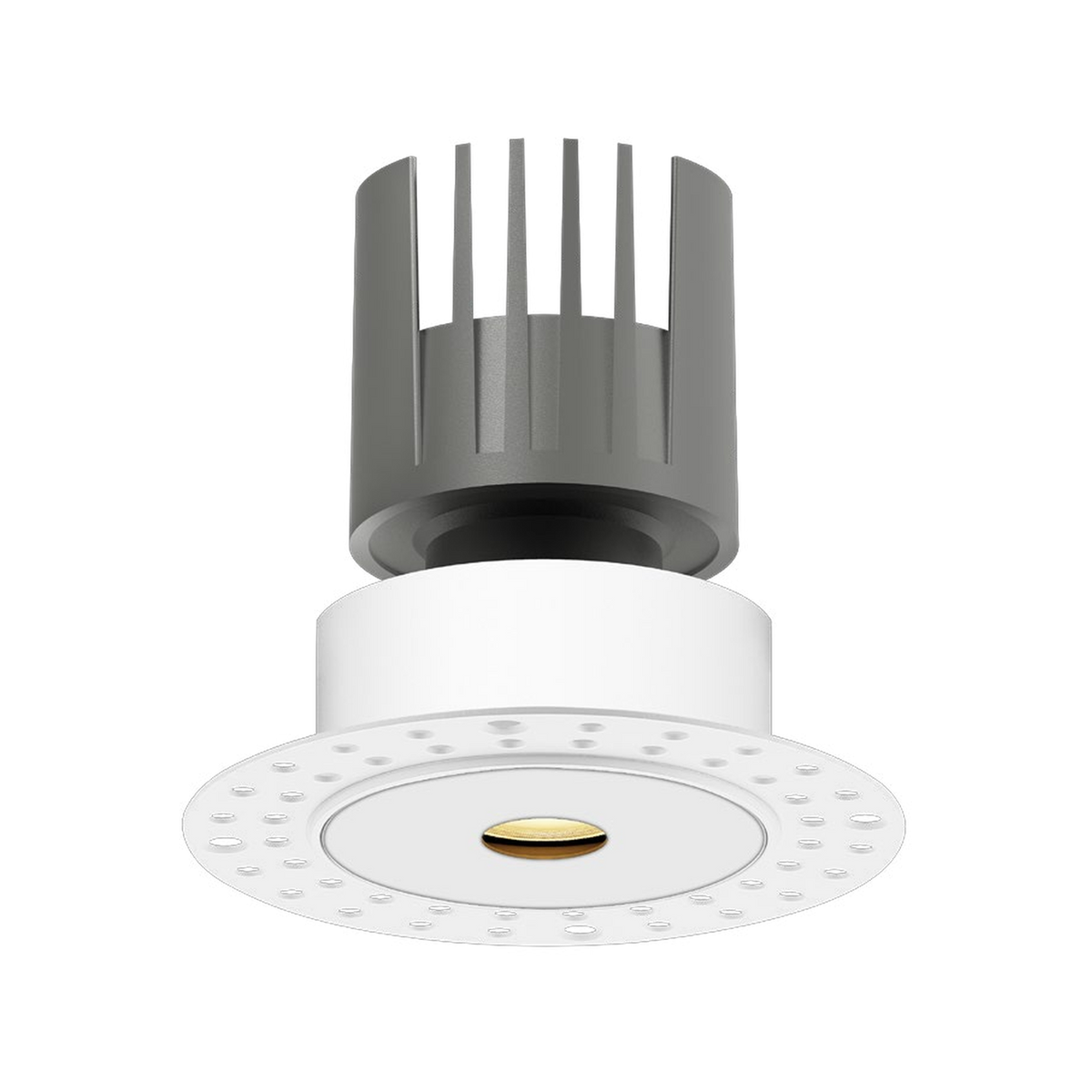 GLOBAL 10W trimless recessed downlight in White, representative view