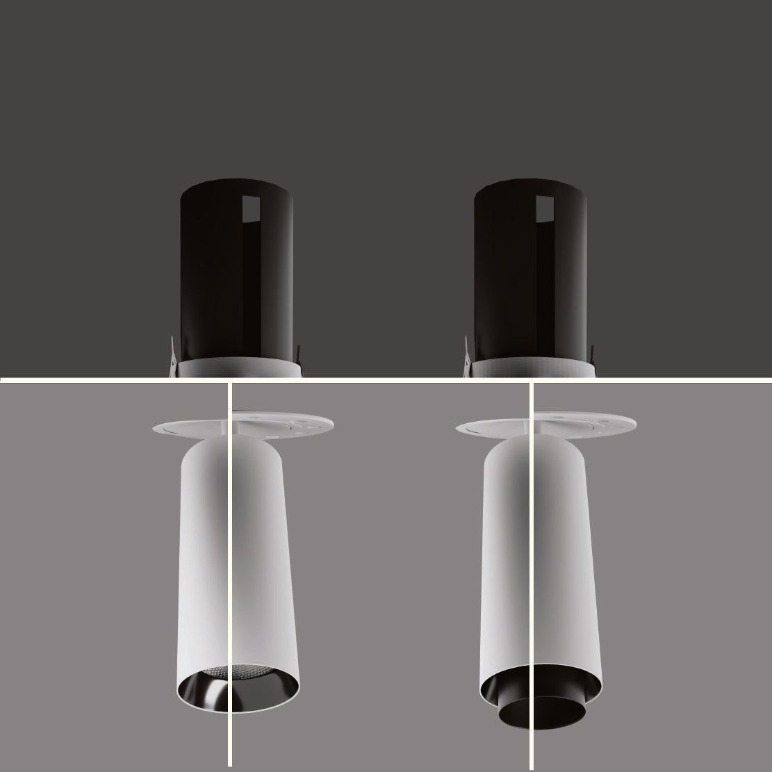 CORE SNOOP-T: catalogue comparison shows standard version on the left and zoomable version on the right