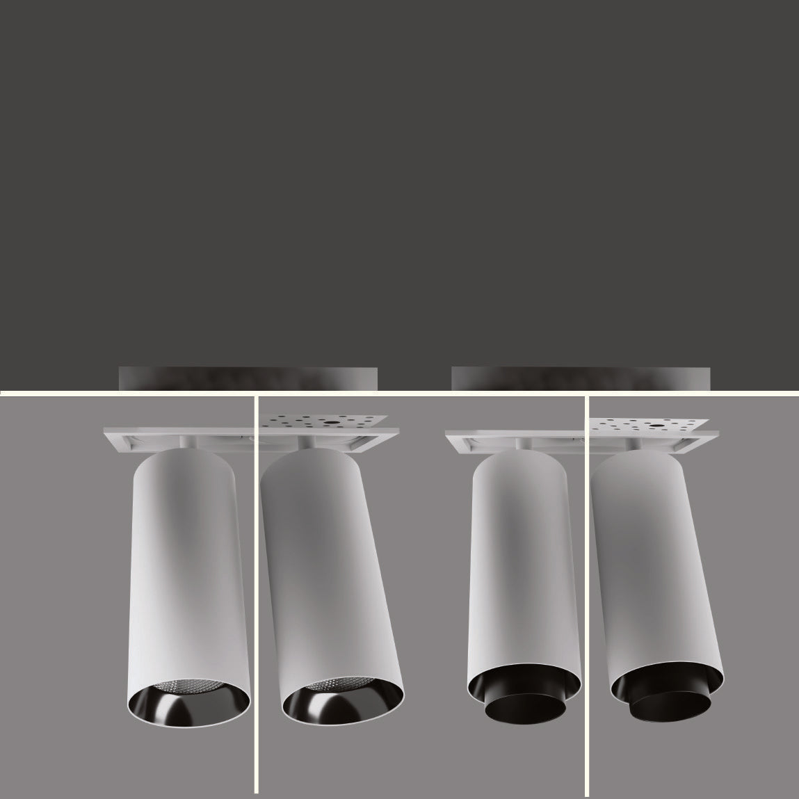 CORE SPY DOUBLE-T catalogue product photograph; standard version left, zoomable version right
