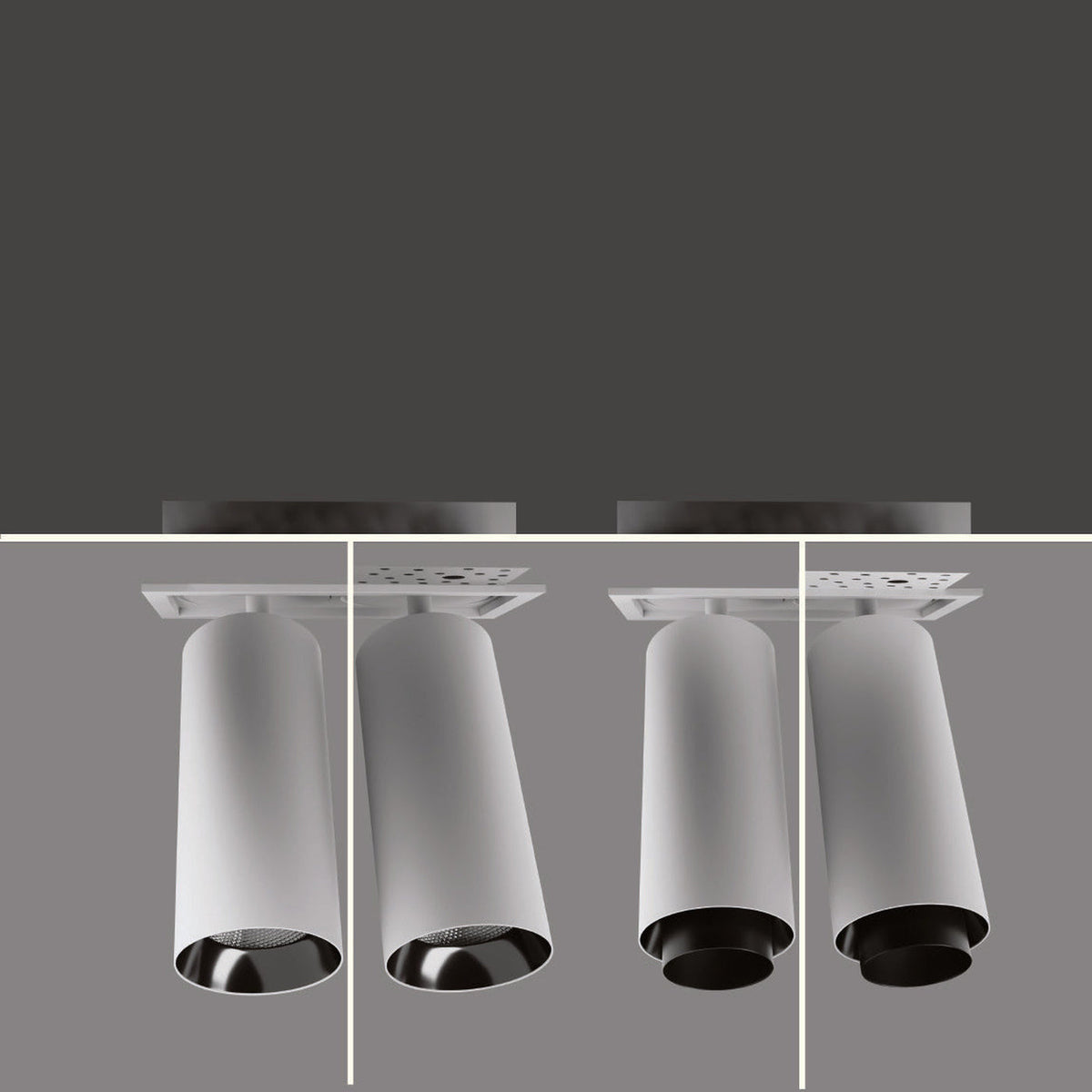 CORE SPY DOUBLE-T ZOOMABLE catalogue product photograph; standard version left, zoomable version right