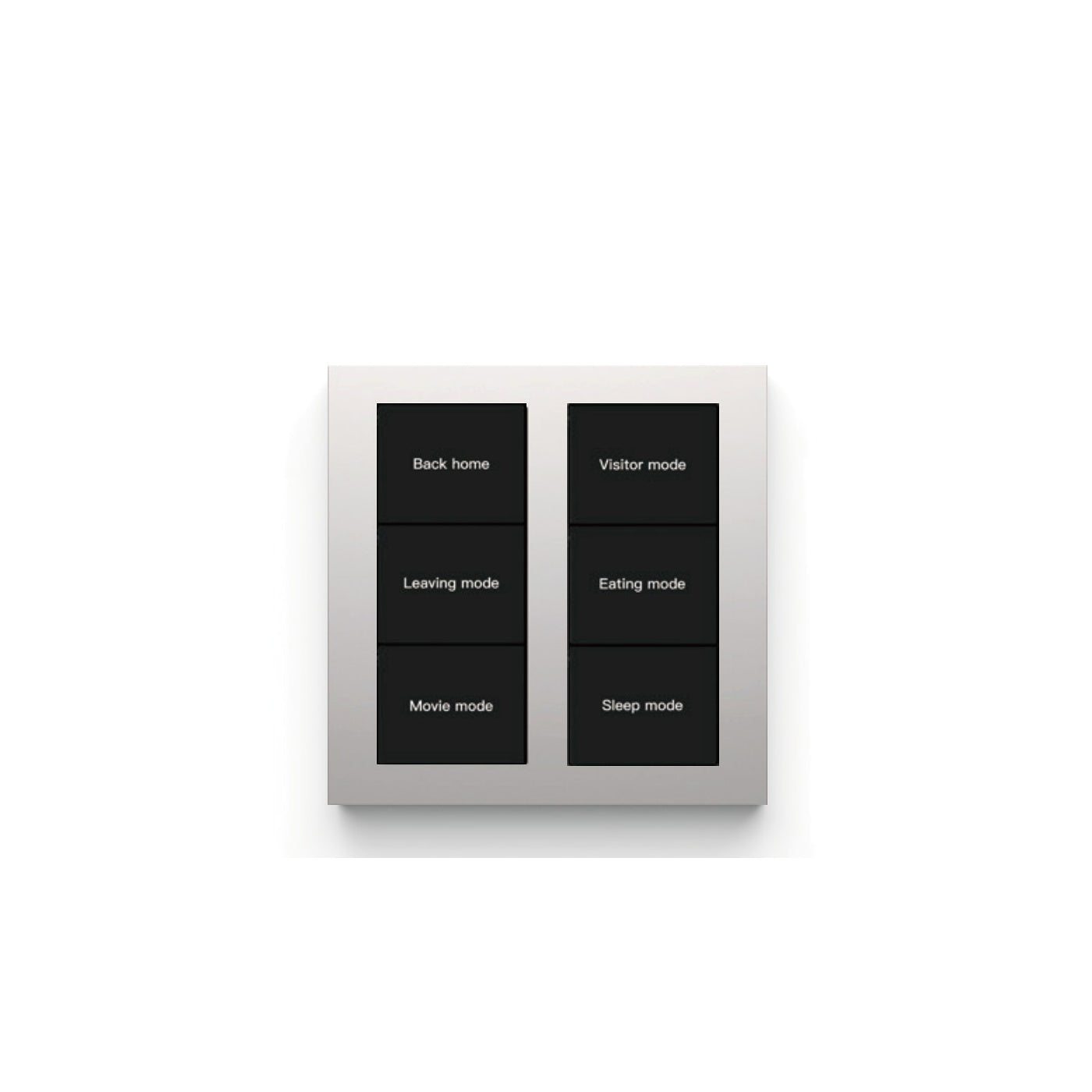 D1 6 Button Casambi Switch Phantom Gray PC AG glass finish