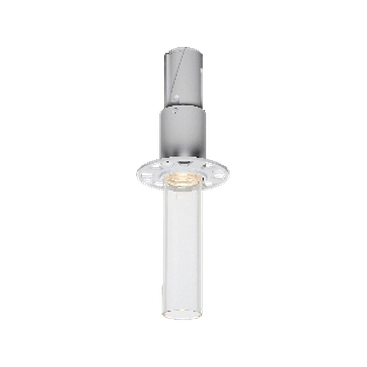 MARS D 8W white trimless clear glass