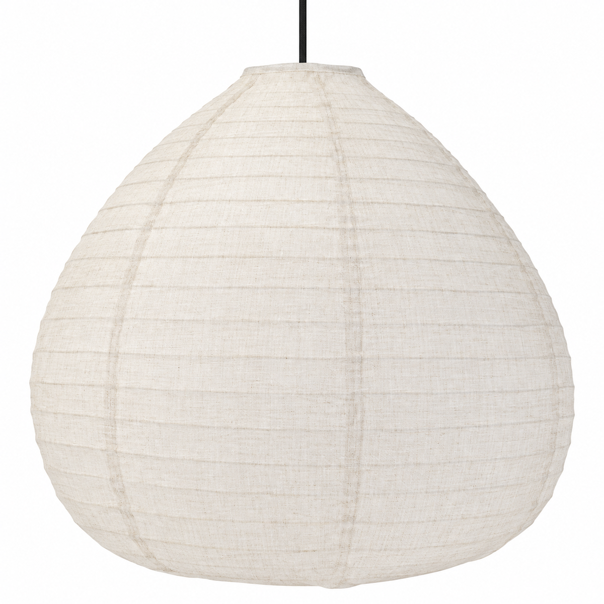 Nivelle Pear-Shaped Cloth Pendant – studio view on white