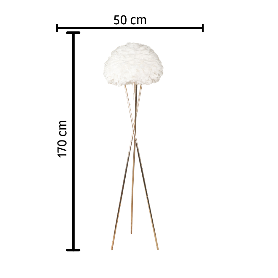 OSTRICH WHITE FLOOR LAMP