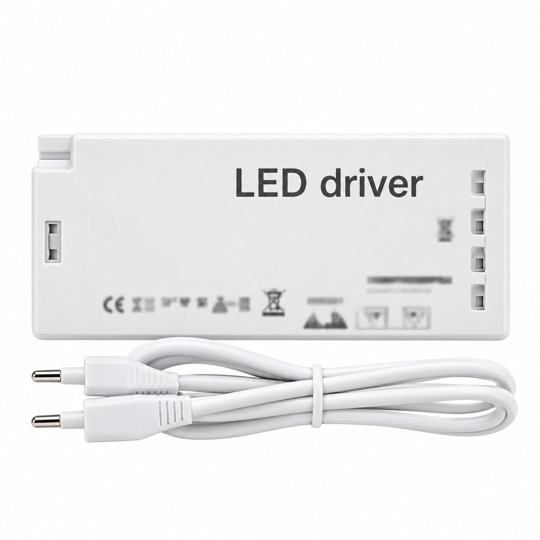 Stella white 12V 60W LED power supply with supplied white cables